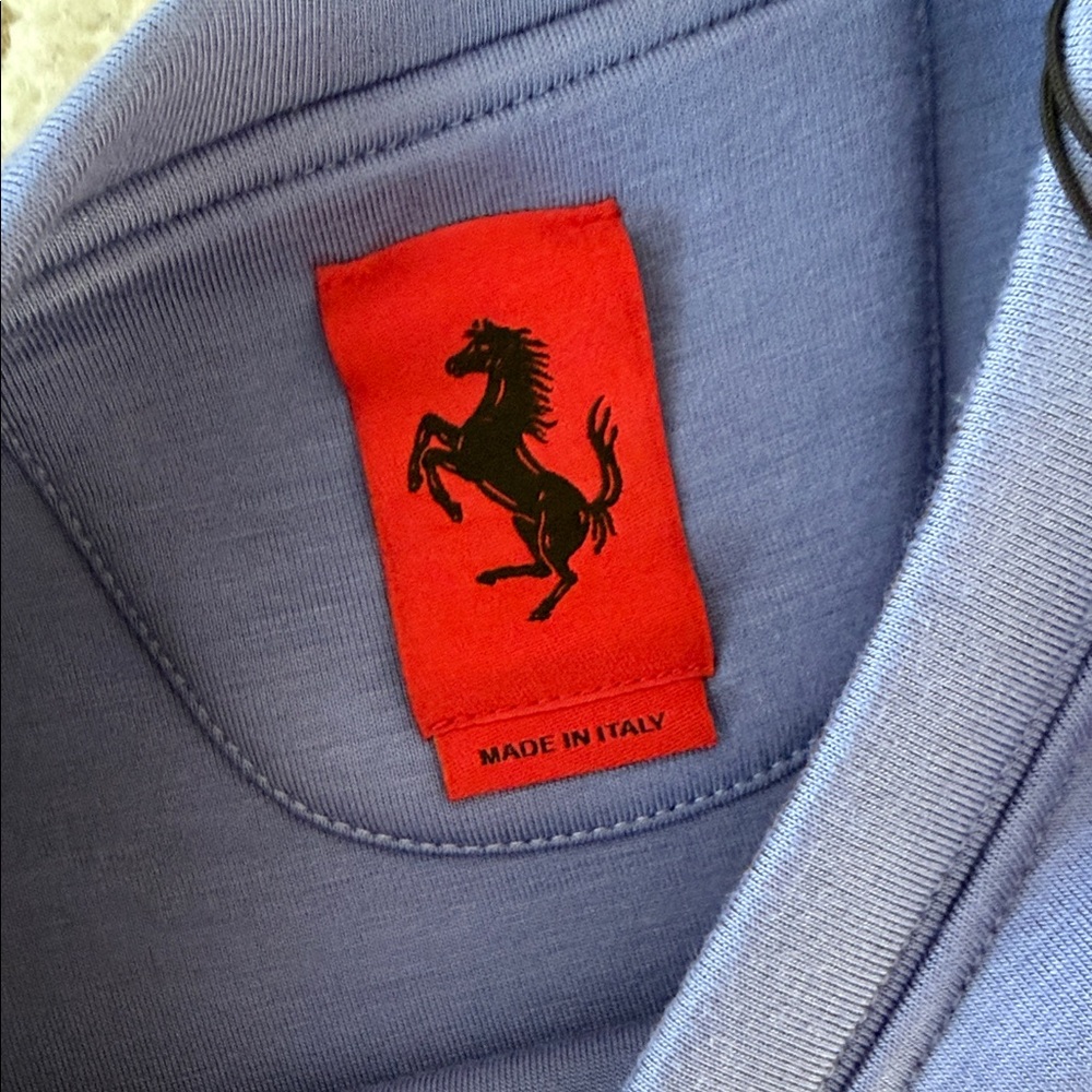 Ferrari Women's Blue Scuba Sweatshirt - Picture 2 of 7